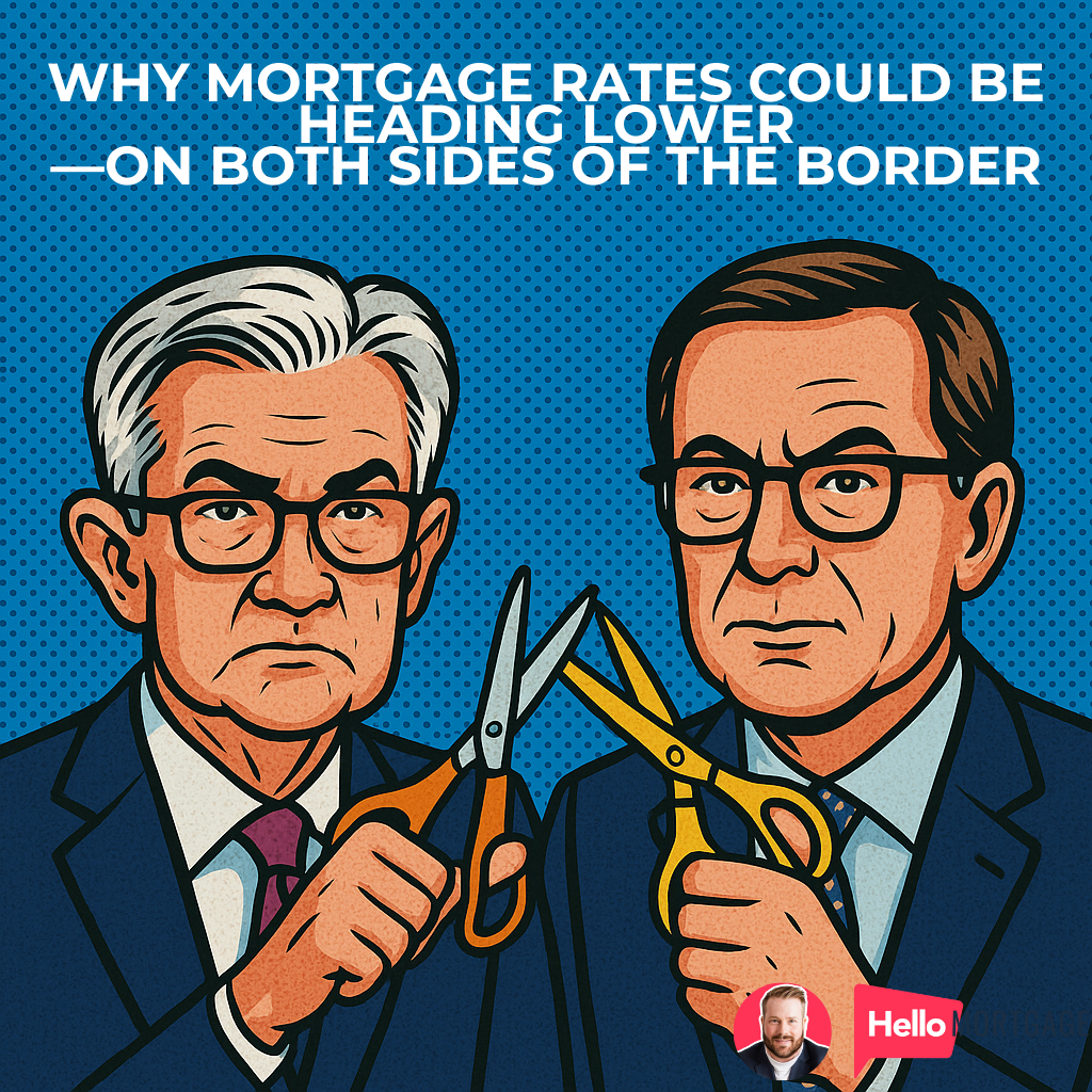 Why Mortgage Rates Could Be Heading Lower—On Both Sides of the Border