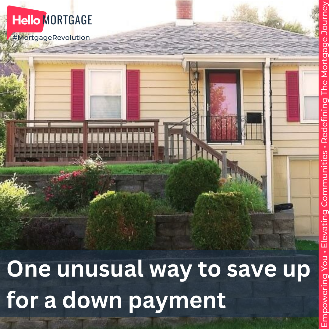 One Unusual Way To Save For A Down Payment